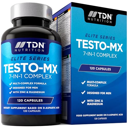 Test Booster für Männer - Testosteron - Xl 60 Tage Vorrat - Trägt zu einem normalen Testosteronspiegel & Muskelaufbau bei - Zink & Magnesium Booster - Elite-Grade Male Supplement