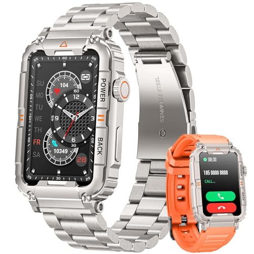 Smartwatch Fitnessuhr Damen Herren Uhr: Fitness Tracker 1.57