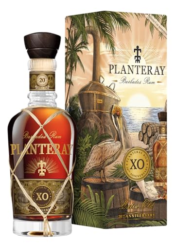 PLANTERAY RUM - (Ehemals Plantation) - XO 20th Anniversary - Alter Rum - Herkunft: Barbados - Doppelreifung - 40% Alkohol - 70 cl