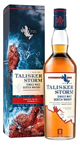 Talisker Storm | Single Malt Scotch Whisky | Ausgezeichneter, aromatischer| handgefertigt von der schottischen Insel Skye | 45.8% vol | 700ml Einzelflasche |