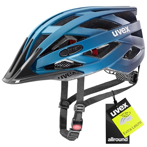 uvex i-vo cc - Leichter Allround-Helm für Damen und Herren - individuelle Größenanpassung - erweiterbar mit LED-Licht - deep Space matt - 52-57 cm
