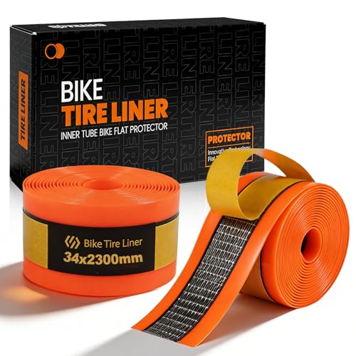 VEGOATY 2 Rollen Fahrrad Pannenschutz: TPU Fahrrad Reifenband, Fahrrad Schlauch TPU, Fahrrad Reifen Einsatz, 34mm*2300mm, 1.2mm Dicke, Für MTB Und Rennrad Innen- Und Außreifen