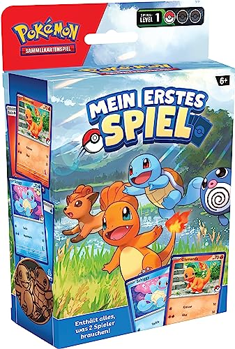 Pokémon-Sammelkartenspiel: Mein erstes Spiel – Glumanda und Schiggy (Mit 2 spielbereiten Mini-Decks & Zubehör)