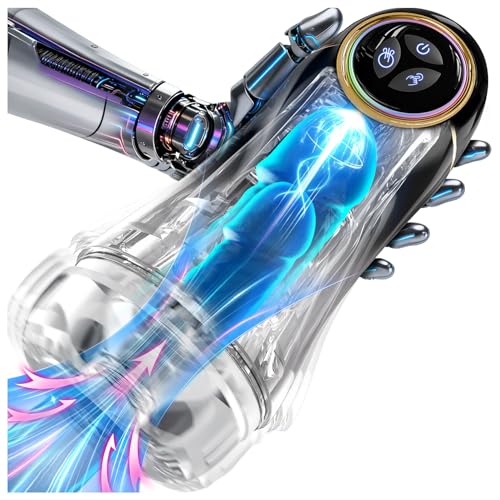 Masturbator Sex Spielzeug für die Männer mit 10 Saugmodi 10 Vibration Masturbieren für Männer, Tagnaff Upgrade Saug Penis Vibrator 3D Vibratorensets Sexspielzeug Solo Manuelle Cup-Masturbatoren