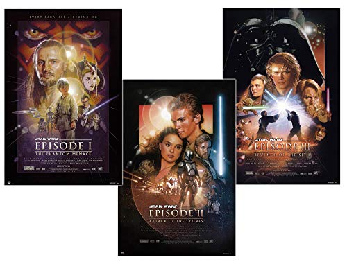 Close Up Star Wars Episode I-III Poster 3er-Set (61cm x 91,5cm)
