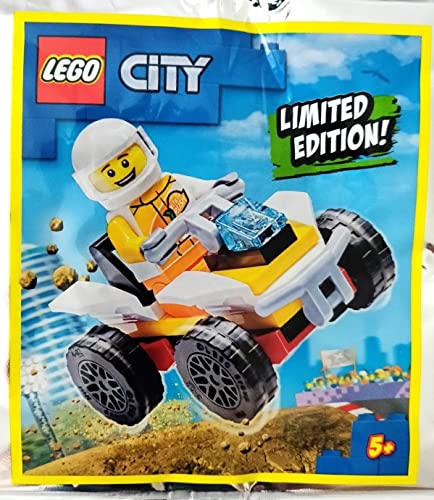 Lego City Stuntman Minifigur + Quad Bike Folien Pack Set 952108 (Beutel)