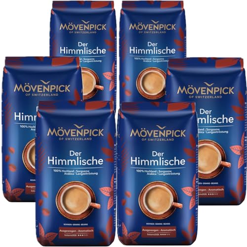 Mövenpick Kaffee Ganze Bohne, 6er Pack (6 x 500 g Packung)