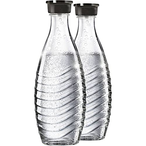 SodaStream Glaskaraffen Doppelpack 2x 0,6 l, passend für Pinguin und Kristallwassersprudler