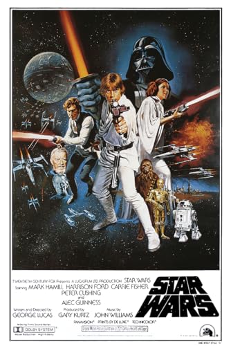 Star Wars: Episode IV - A New Hope - Poster (Hauptmotiv Style 'C' - American) (Größe: 61cm x 91,5cm)