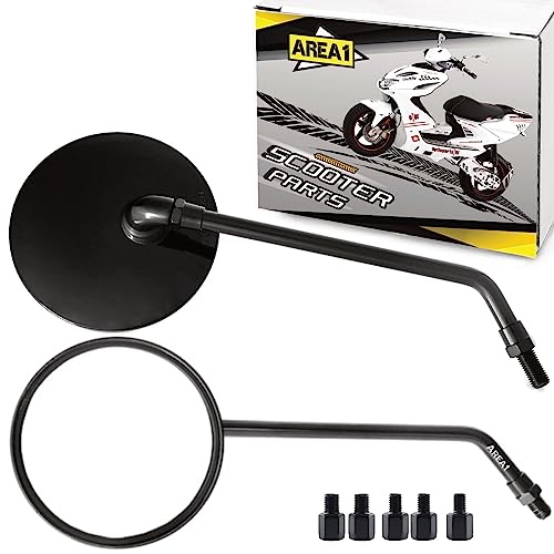 Area1 Spiegel Set kompatibel mit SXT Scooters Grizzy, Raptor V3, Yadea C1S, G5, Rro, Gekko, Z3 (V50)