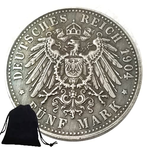 Jearls 1904 Einzigartige Preußische Föderation Nickel Deutsche Münzen - Europa Münzen Weltmünze - Glücksmünze - Große deutsche Münze Geschichte der Münzen Lieblingsgeschenk