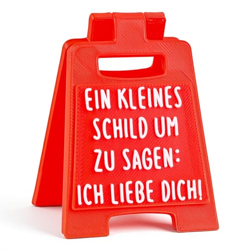 WenmthG Valentinstag-Geschenk für sie ihn - Romantische „Ich liebe dich“ Schilder mit Grußkarten und Umschlag Geschenke für Frauen Männer - liebes geschenk für sie, ihn, Ehefrau Geburtstag