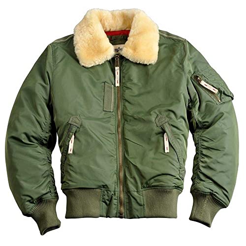 Alpha Industries Herren Jacke Jacke Injector III, Grün (Sage-Green 01), Small