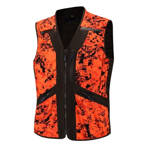 Full mundur Blaze Camo Orange Jagdweste Jagdsicherheit Leichte Weste für Erwachsene Unisex