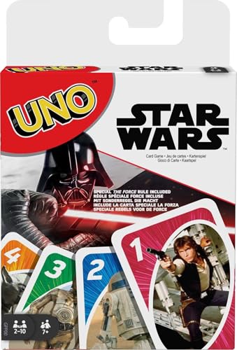 Mattel Games - GPP00 UNO Star Wars Kartenspiel, Gesellschaftsspiele ab 7 Jahren