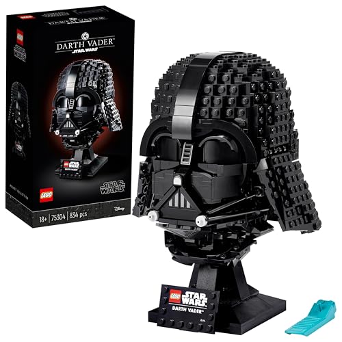 LEGO Star Wars Darth Vader Helm, Bauset für Erwachsene, Geschenkidee für Männer, Frauen, Ihn oder Sie, sammelbares Modell zum Bauen und Ausstellen 75304