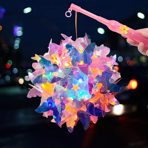 Laterne Kinder, Laterne St Martin, Laternen Bastelset, Martinslaterne mit Laternenstab, Lampions Kinder Laterne, Laternen Selber Basteln für St Martin Halloween Weihnachten Party