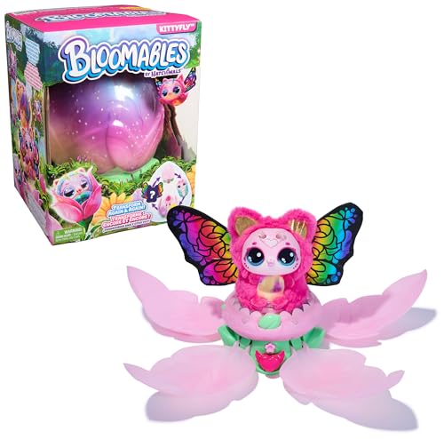 Hatchimals Bloomables Kittyfly, Interaktives Spielzeug mit Überraschung, doppelter Verwandlung und über 100 Geräuschen und Reaktionen, für Kinder ab 4 Jahren