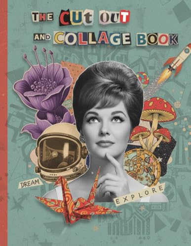 the cut out and collage book amazing things to cut and collage: A group of images to cut is Animals, People, Plates, Botanicals, Vehicles, Insects and ... Mayflies, more than +3000 Vintage Images.