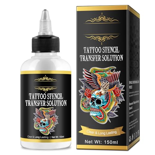 Tattoo Transferseife,Tattoo Transfer Gel,Tattoo Transfer Creme für Transferpapier, Tattoo-Schablonenzubehör Geeignet für Transferpapier, Maschinentransfer,Seife,Tattoo-Zubehör