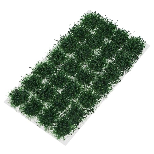 FdcZeyxior Modellbau Gras Grasbüschel Pflanzen Modell Miniatur Deko Modellbau Zubehör Gras Grasbüschel Modellbaus Grasmatte Model Grass für Miniatur Tabletop Spiele Modelleisenbahn Geländebau