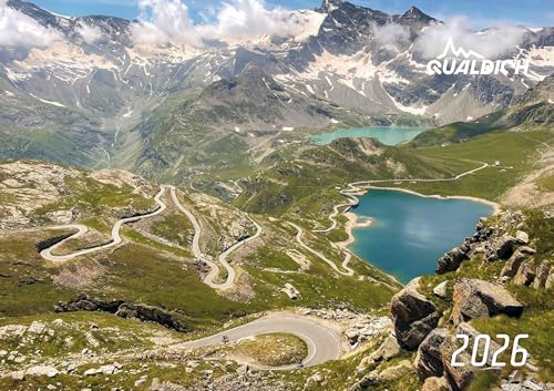 quäldich.de-Rennrad-Kalender 2026 Format DIN A3: Mit 13 Bildern und 12 Touren durch das Radsport-Jahr 2026