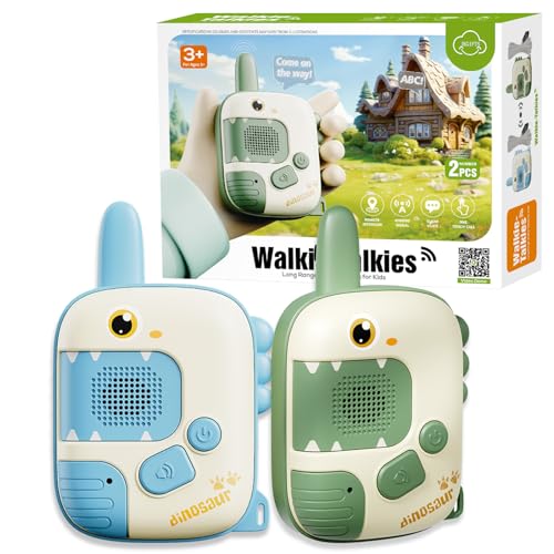 Spiele ab 4 Jahren - Walkie Talkie Kinder Dinosaurier Spielzeug ab 3 4 5 6 7 8 Jahre Outdoor Spiele für Kinder Geschenke Junge Mädchen 3-10 Junge Mädchen Walki Talki Geschenke Ostern Geschenke Kinder