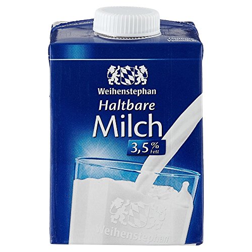 Weihenstephan Haltbare Milch 3.5 Prozent, 12er Pack (12 x 500 ml)