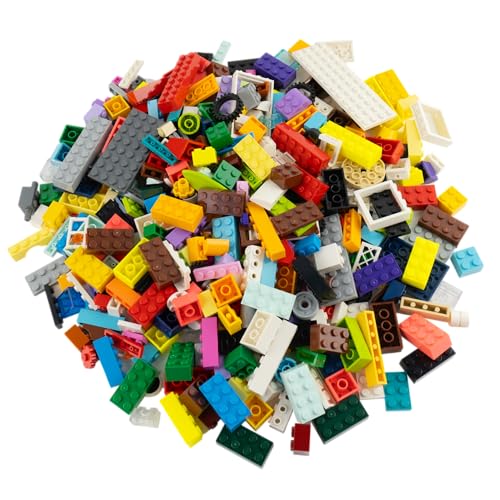 2 kg Lego Classic Basic City Bausteine - Ca. 1500 Stück - Bunt Gemischt mit vielen Sonderteilen - Ideal für Kreative Bauprojekte und Spielspaß