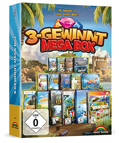 3 GEWINNT - Match 3 MEGA BOX Kollektion - 15 Spiele enthalten für Windows 11, 10, 8.1, 7