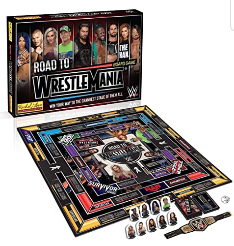 WWE Road to Wrestlemania Brettspiel, 40 x 27 x 5 cm