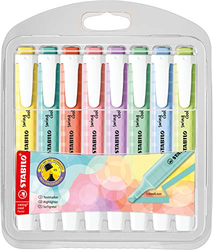 STABILO - Textmarker - swing cool Pastel - 8er Pack