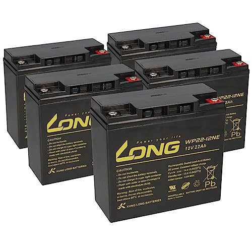 5X Akku Batterie 12V 22Ah kompatibel Elektroroller E-Scooter 60V 20Ah SXT Viper
