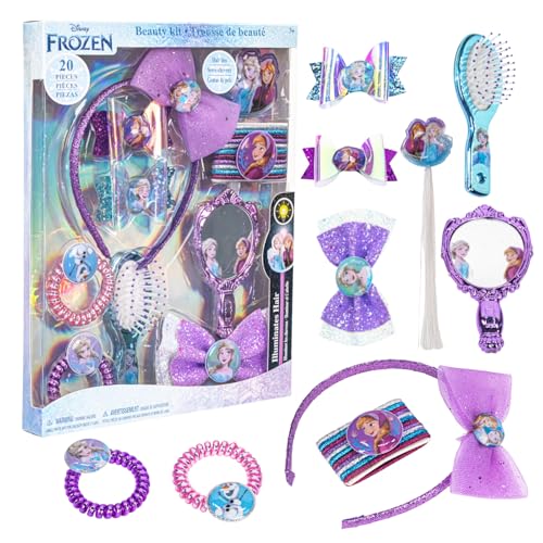 Disney Frozen 2 Mädchen Haarschmuck Set | Haarspangen, Haargummis & mehr für Kinder | Geburtstagsgeschenk für 3 Jahre und älter von Townley Girl