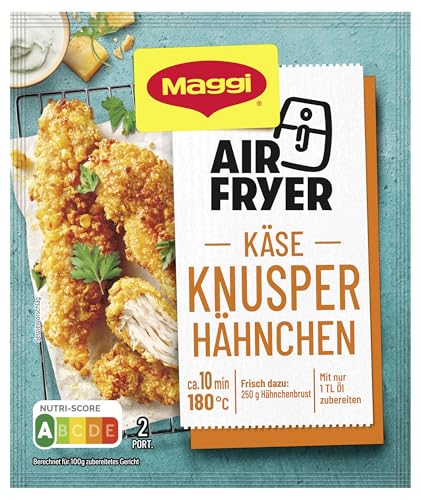 MAGGI Airfryer Knusper Hähnchen - Käse, 1er Pack (1 x 44g)