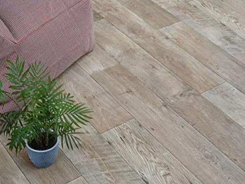 PVC Bodenbelag Vinylboden im robusten Wohn-Stil, DIN-A4 Musterstück