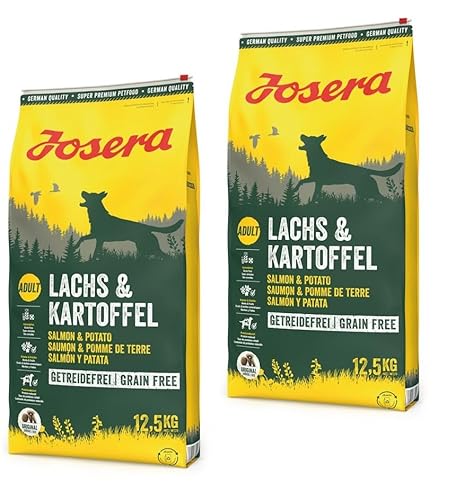 Josera Lachs & Kartoffel 2 x 12,5kg Sparpaket Trockenfutter für Hunde