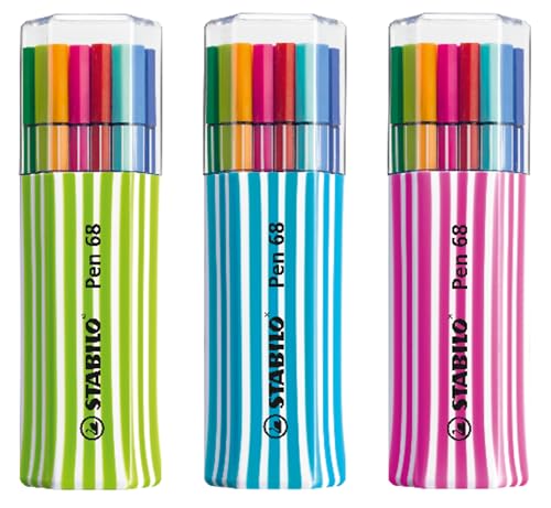 STABILO - Premium-Filzstift - Pen 68-15er Single-Pack - 15