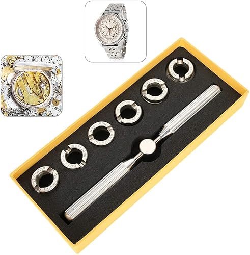 Deror Uhren-Rücken-Gehäusedeckel-Öffner-Entferner-Schraubenschlüssel-Matrizen Reparaturwerkzeug-Set für Rolex Oyster, Derorhuzv1gm0cr