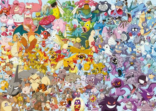 Ravensburger Puzzle 12000460 - Challenge Pokémon - 1000 Teile Puzzle für Erwachsene und Kinder ab 14 Jahren, Pokémon Puzzle, Pokémon Geschenke