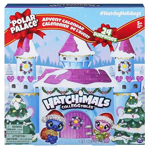 6044284 (20118599) - Kompatibel für Hatchimals - CollEGGtibles - Polar Palace Adventskalender, Hatchy Holidays!