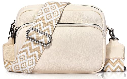 GASSDA Crossbody Bag Damen Kleine Umhängetasche Damen PU Leder Handtasche Damen Kleine Taschen mit Abnehmbarem Schultergurt