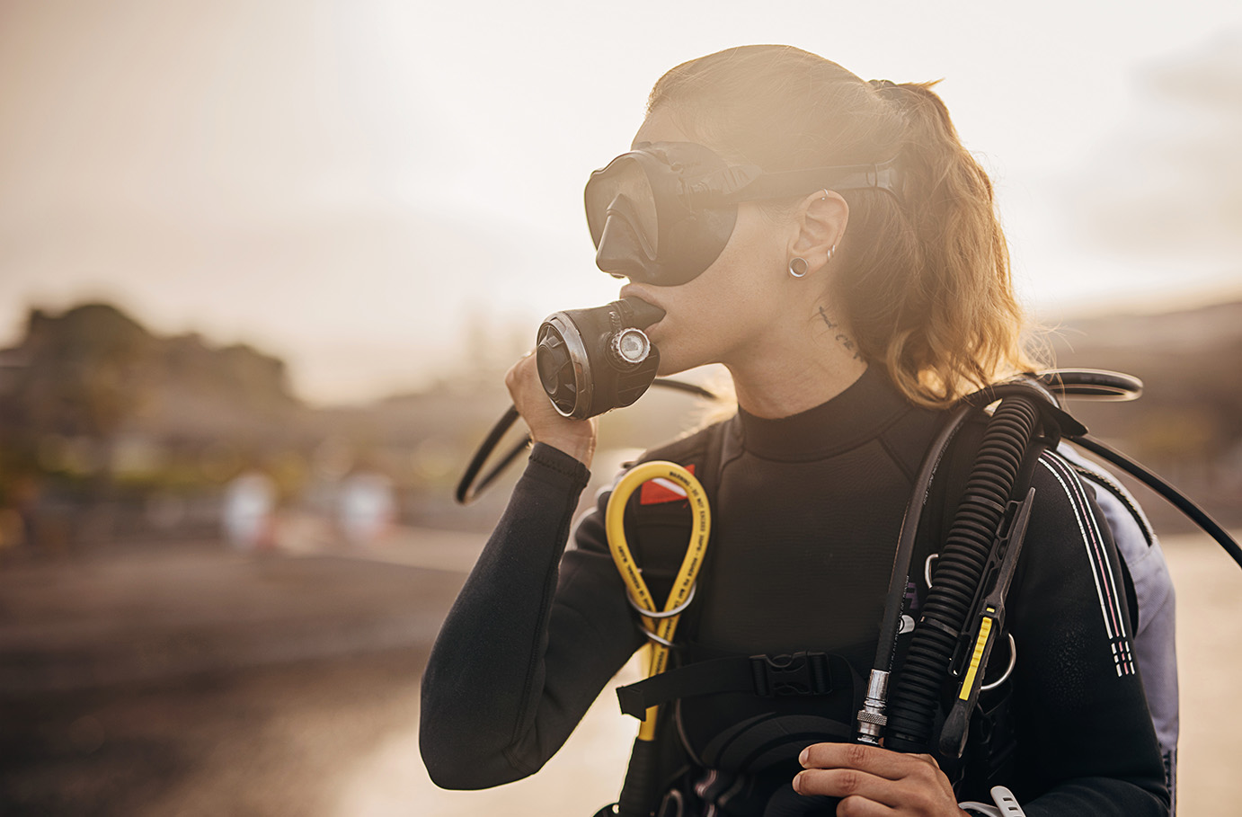 Tauchschnupperkurs im Pool Bremen