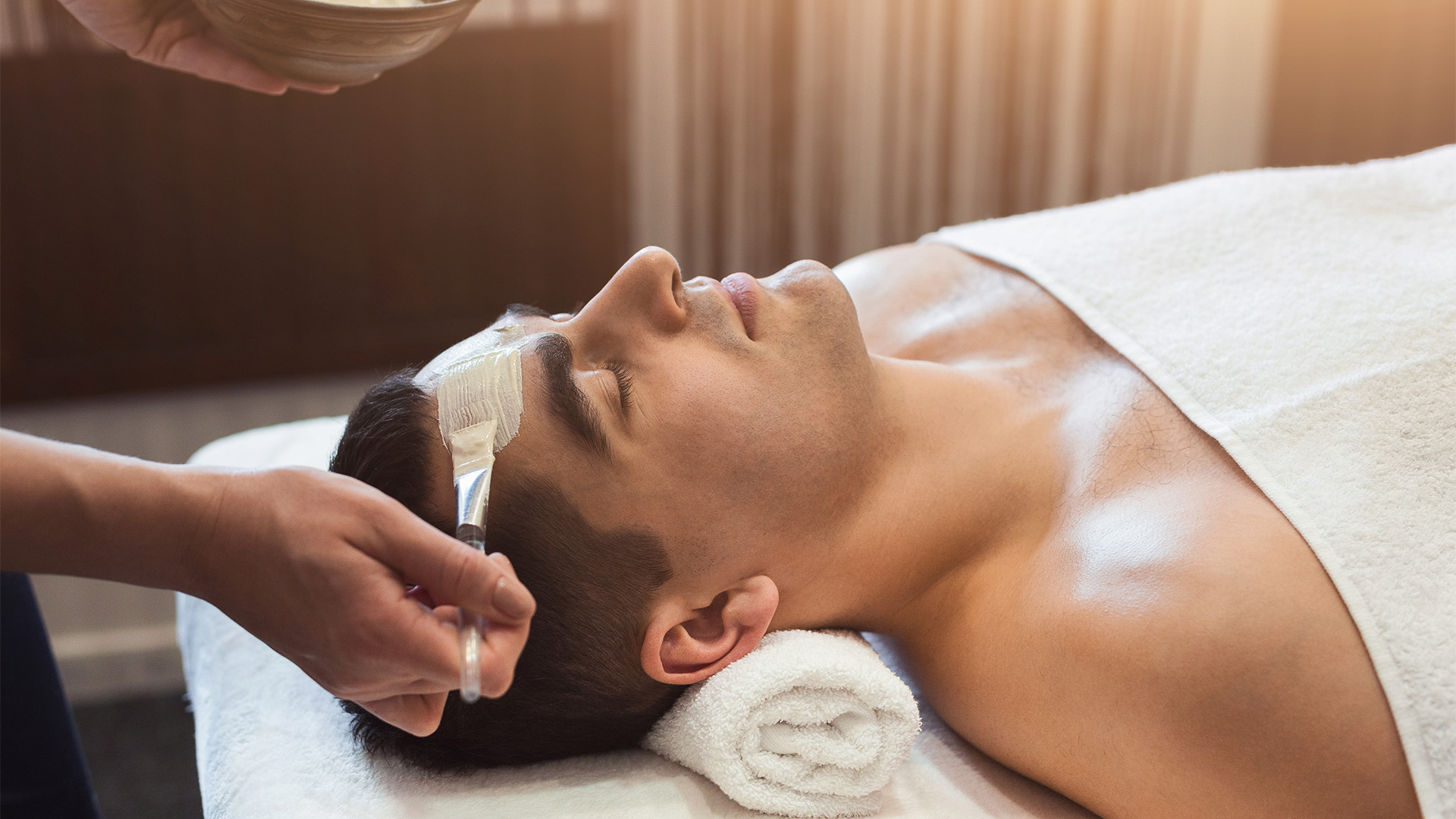 Gesichtsbehandlung Wellness für Männer Rosenheim