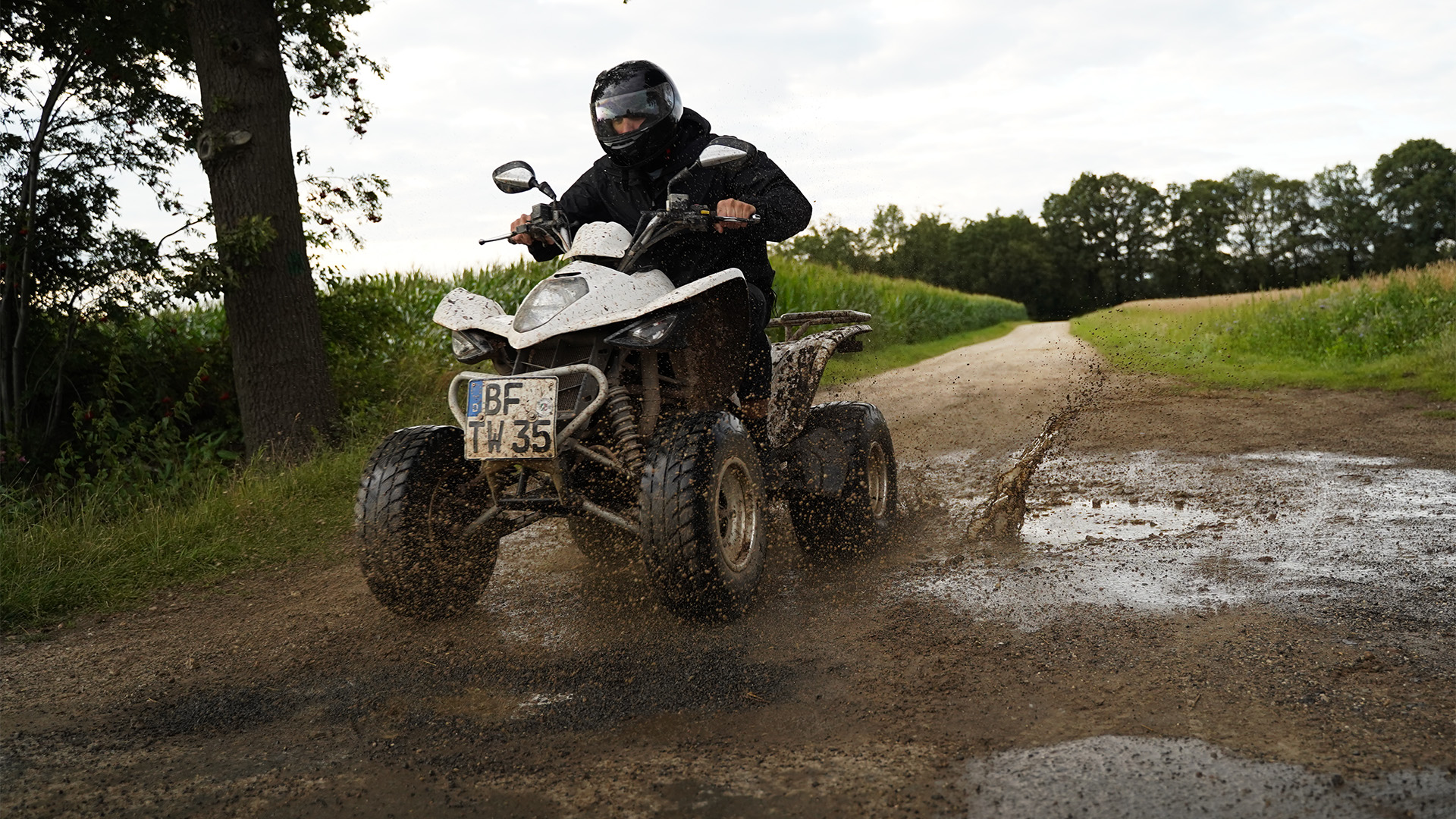 Quad Winter-Tour Rheine