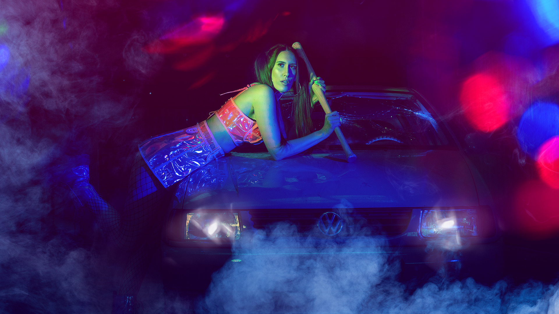 Auto zertrümmern Fotoshooting Langenau