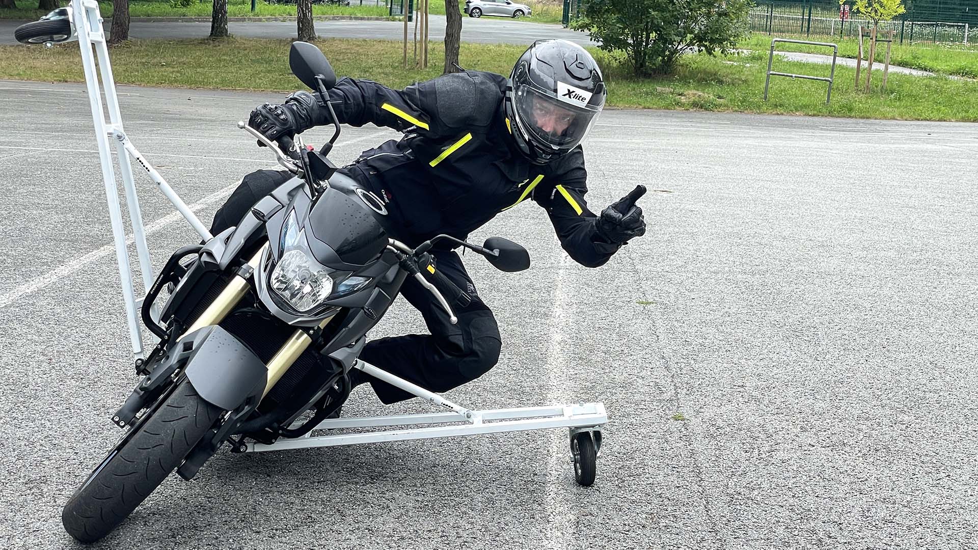 Motorrad Schräglagentraining Oelsnitz