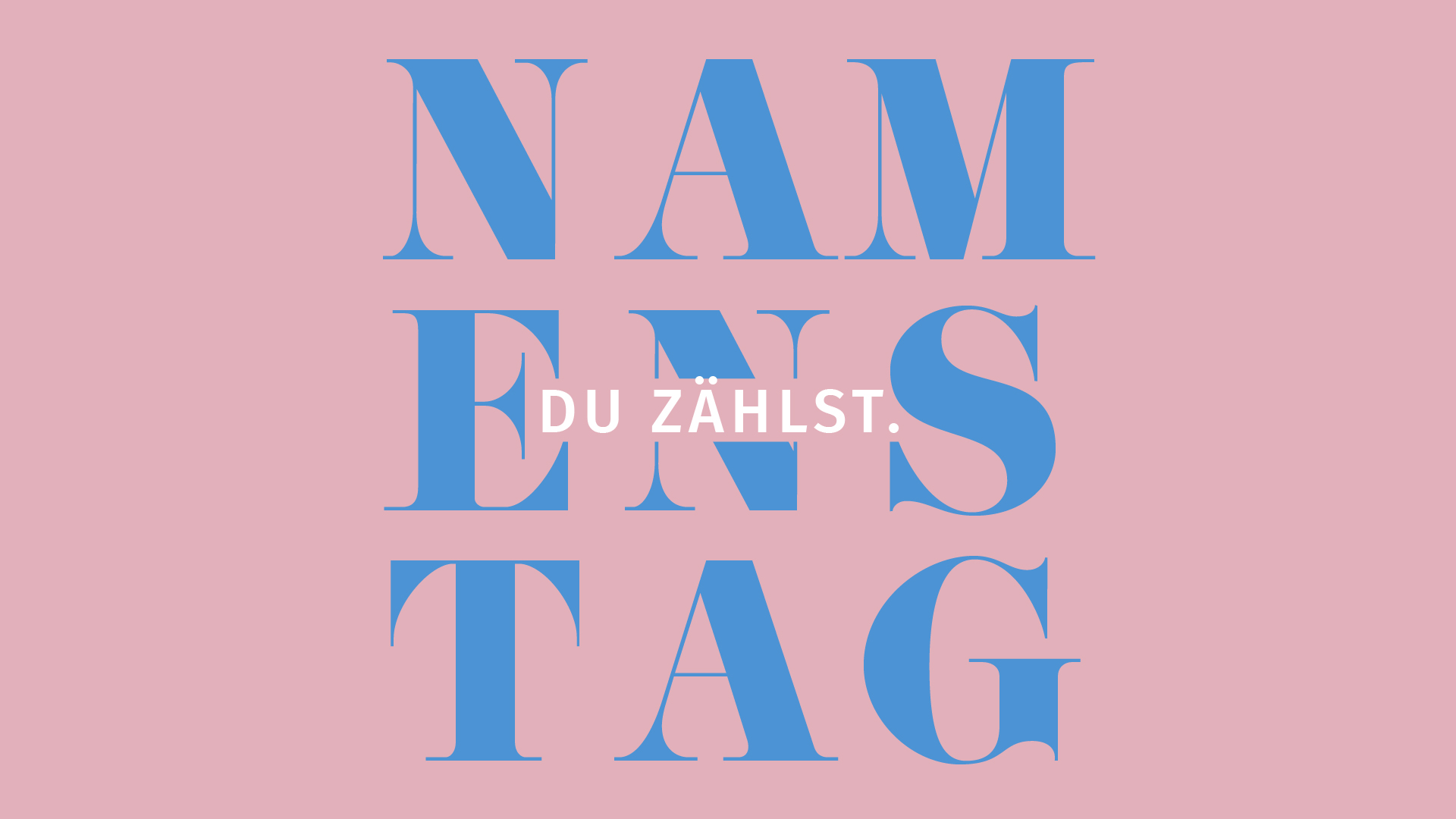 Flexibles Geschenk Namenstag