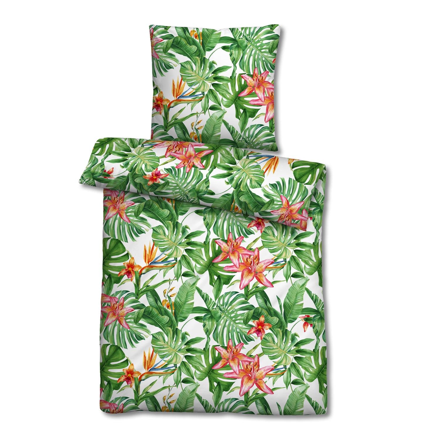 Mikrofaser Seersucker Bettwäsche 155 x 220 + 80 x 80 cm