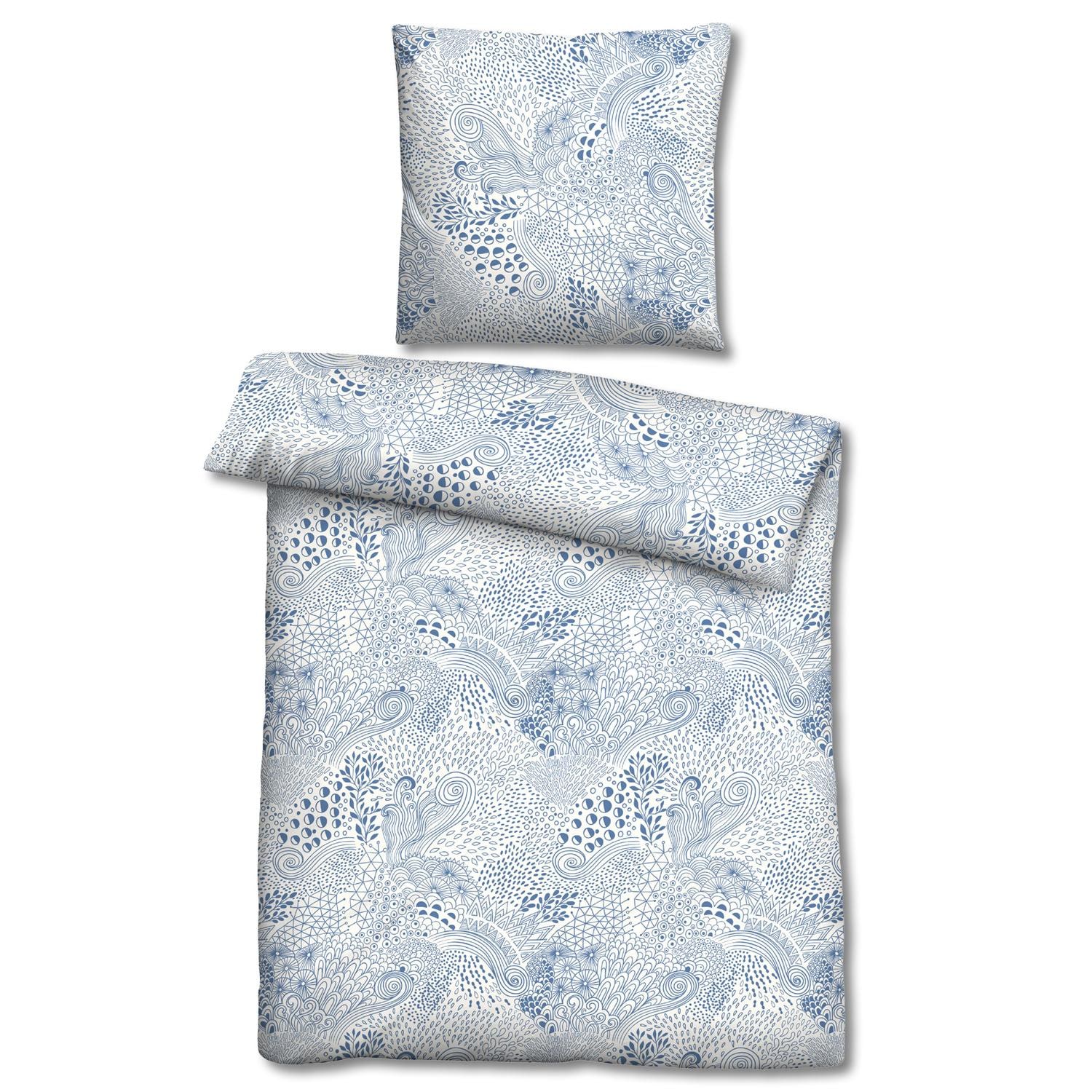 Jette Renforcé Bettwäsche 135 x 200 cm + 80 x 80 cm